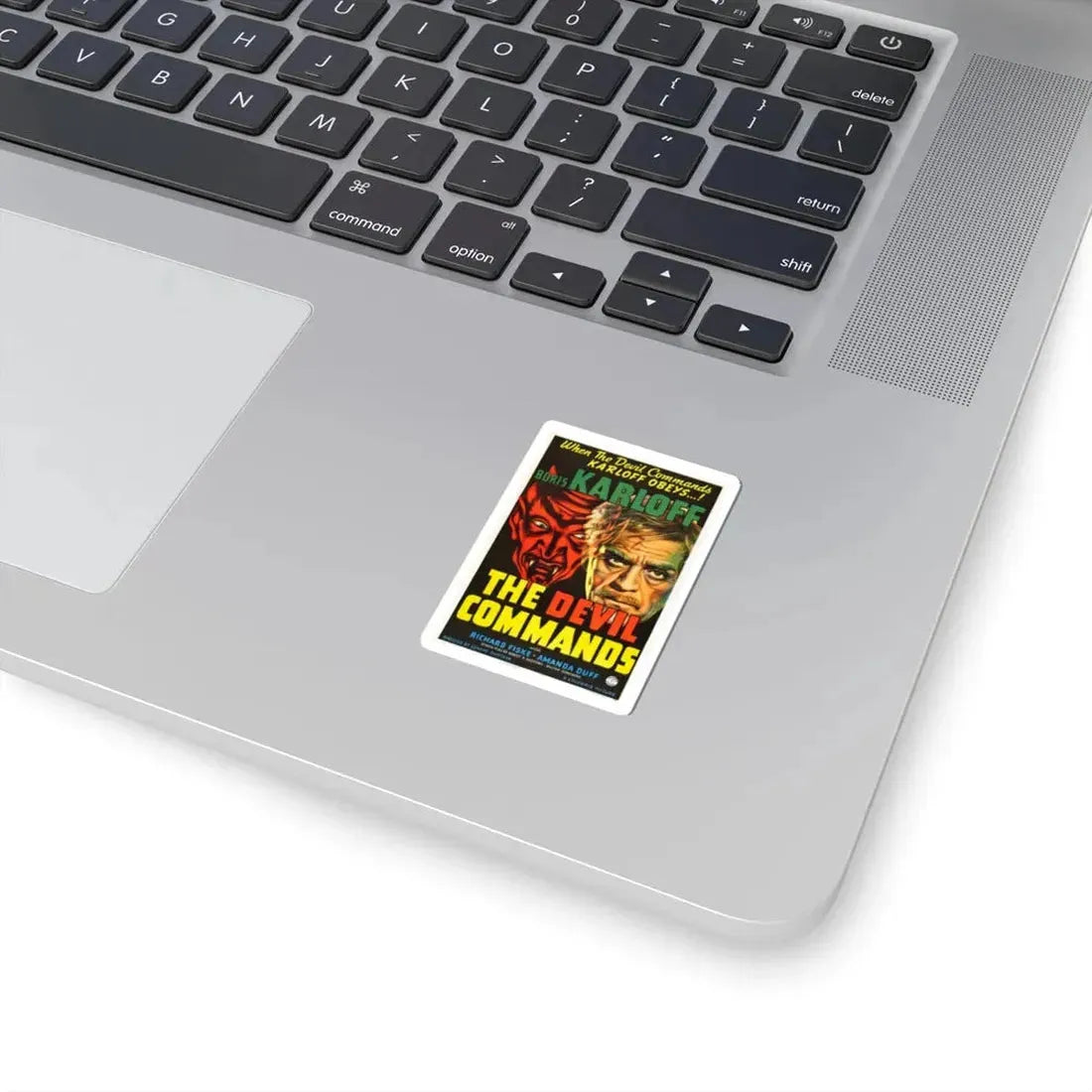 THE DEVIL COMMANDS 1941 Movie Poster - STICKER Vinyl Kiss-Cut Decal - The Sticker Space