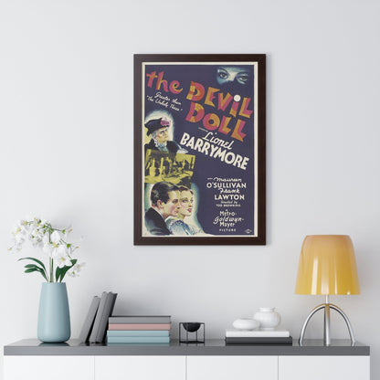 THE DEVIL DOLL 1936 - Framed Movie Poster-The Sticker Space