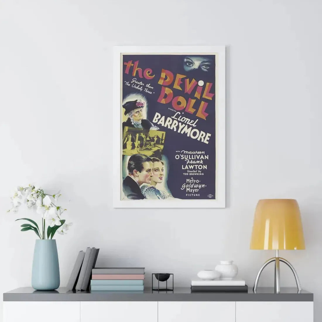 THE DEVIL DOLL 1936 - Framed Movie Poster - The Sticker Space