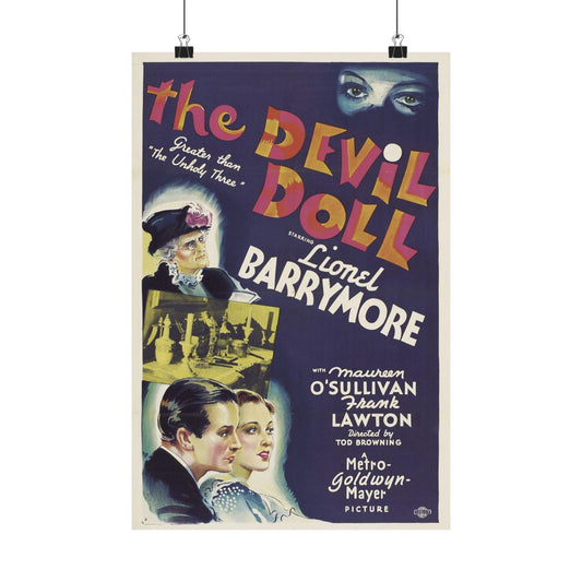 THE DEVIL DOLL 1936 - Paper Movie Poster-12″ x 18″-The Sticker Space