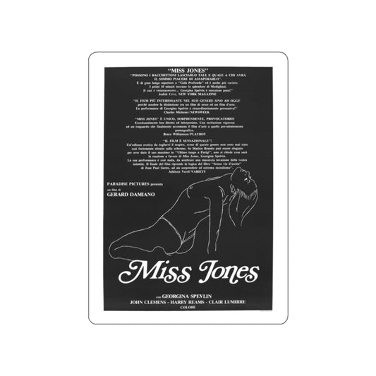 THE DEVIL IN MISS JONES 1973 Movie Poster STICKER Vinyl Die-Cut Decal-White-The Sticker Space