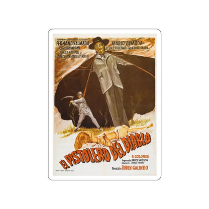THE DEVIL'S GUNMAN 1974 Movie Poster STICKER Vinyl Die-Cut Decal 2 Inch - The Sticker Space