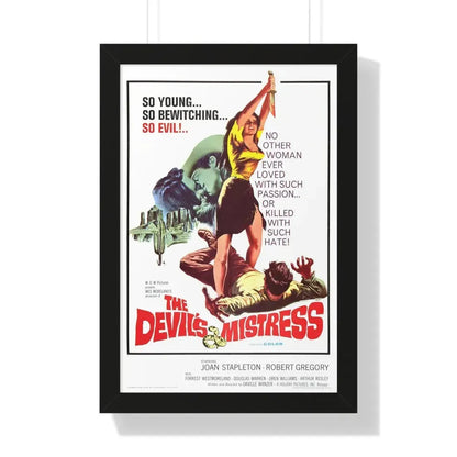 THE DEVIL'S MISTRESS 1965 - Framed Movie Poster 16″ x 24″ Black - The Sticker Space
