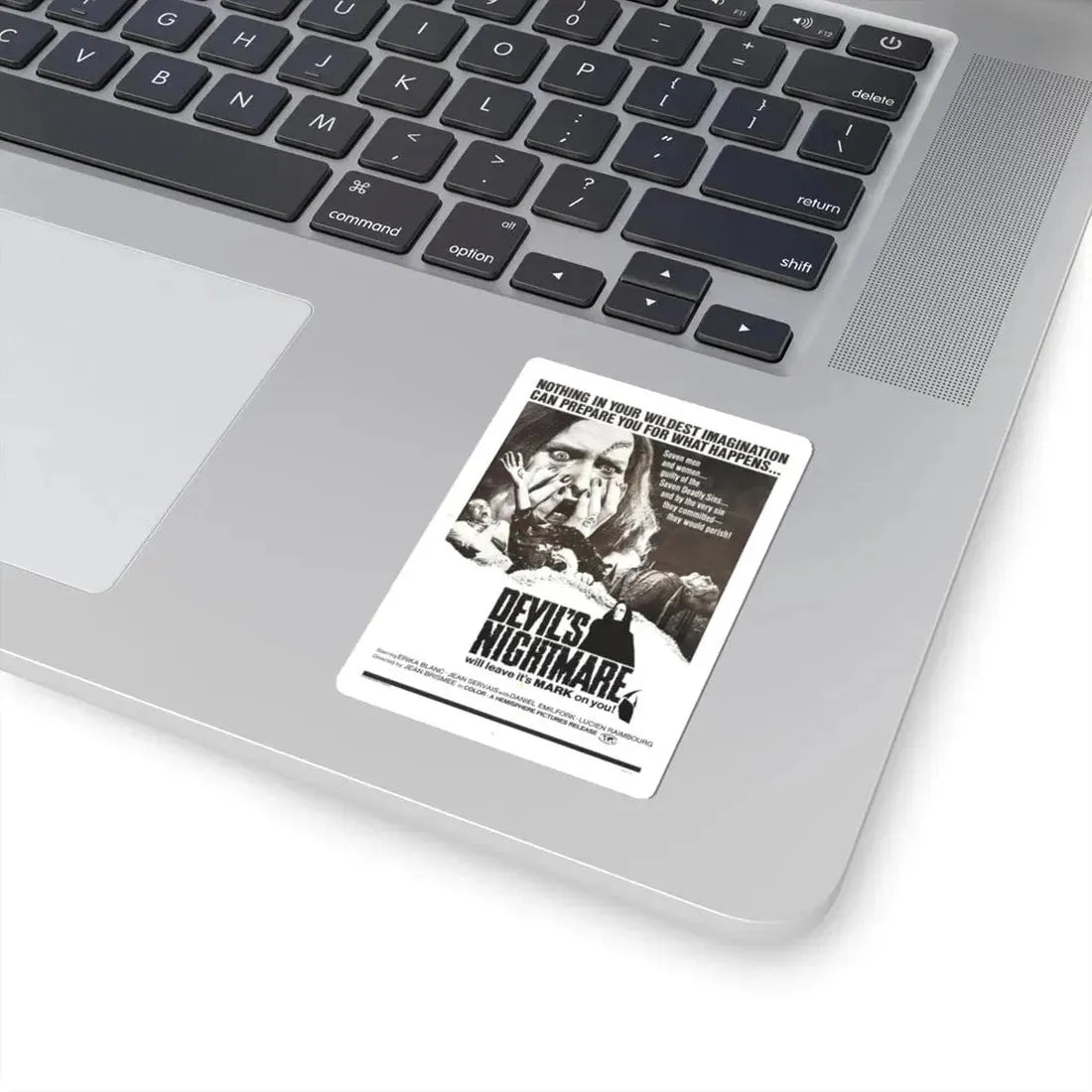 THE DEVIL'S NIGHTMARE 1971 Movie Poster - STICKER Vinyl Kiss-Cut Decal - The Sticker Space