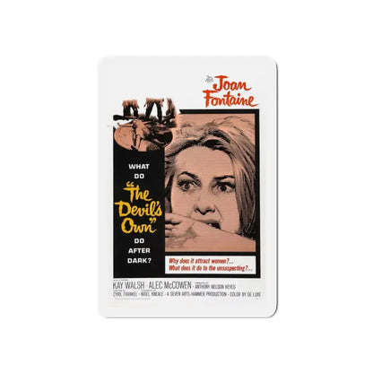 THE DEVIL'S OWN 1966 Movie Poster - Refrigerator Magnet 3 Inch Die-Cut - The Sticker Space