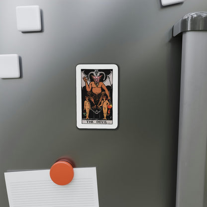 The Devil (Tarot Card) Die-Cut Magnet-The Sticker Space