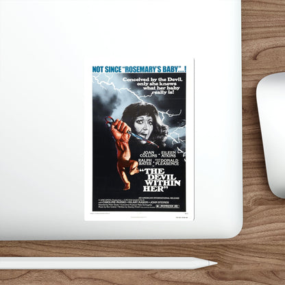 THE DEVIL WITHIN HER (I DON'T WANT TO BE BORN) 1975 Movie Poster STICKER Vinyl Die-Cut Decal-The Sticker Space