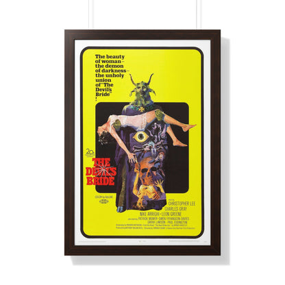 THE DEVIL'S BRIDE (THE DEVIL RIDES OUT) 1968 - Framed Movie Poster-20" x 30"-The Sticker Space