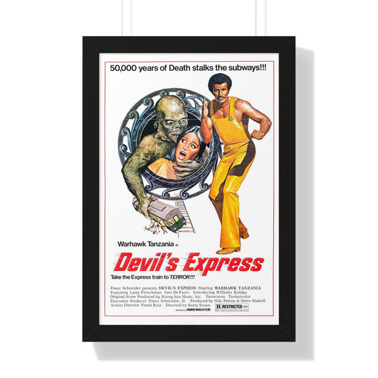 THE DEVIL'S EXPRESS 1976 - Framed Movie Poster-16″ x 24″-The Sticker Space