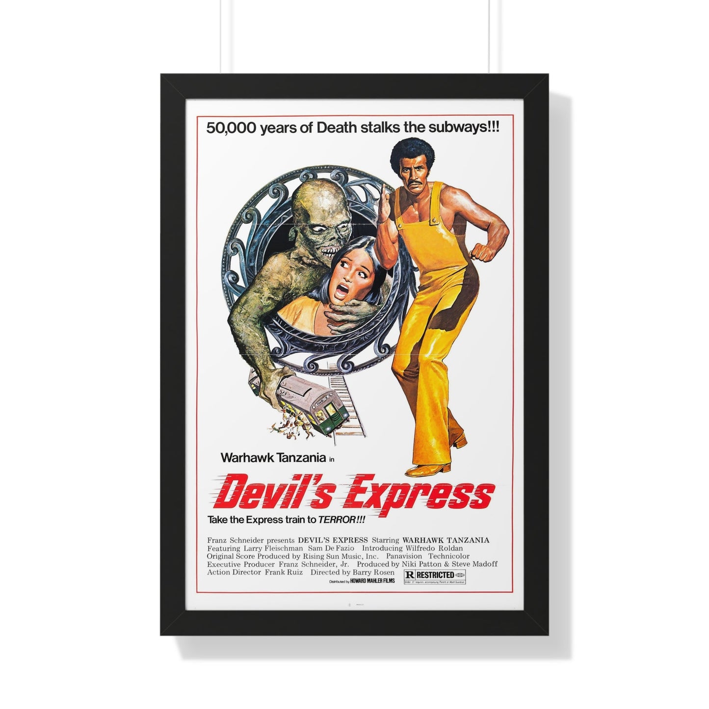 THE DEVIL'S EXPRESS 1976 - Framed Movie Poster-20" x 30"-The Sticker Space