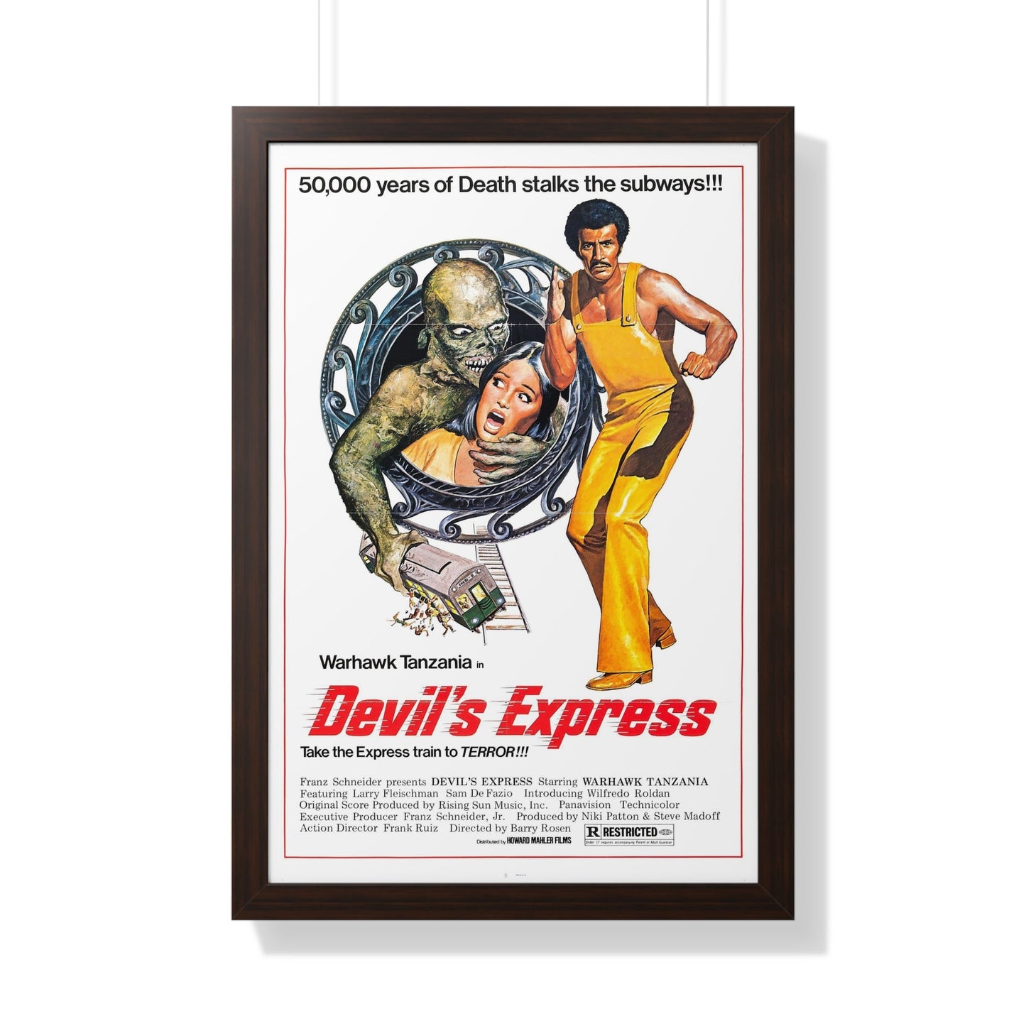 THE DEVIL'S EXPRESS 1976 - Framed Movie Poster-20" x 30"-The Sticker Space