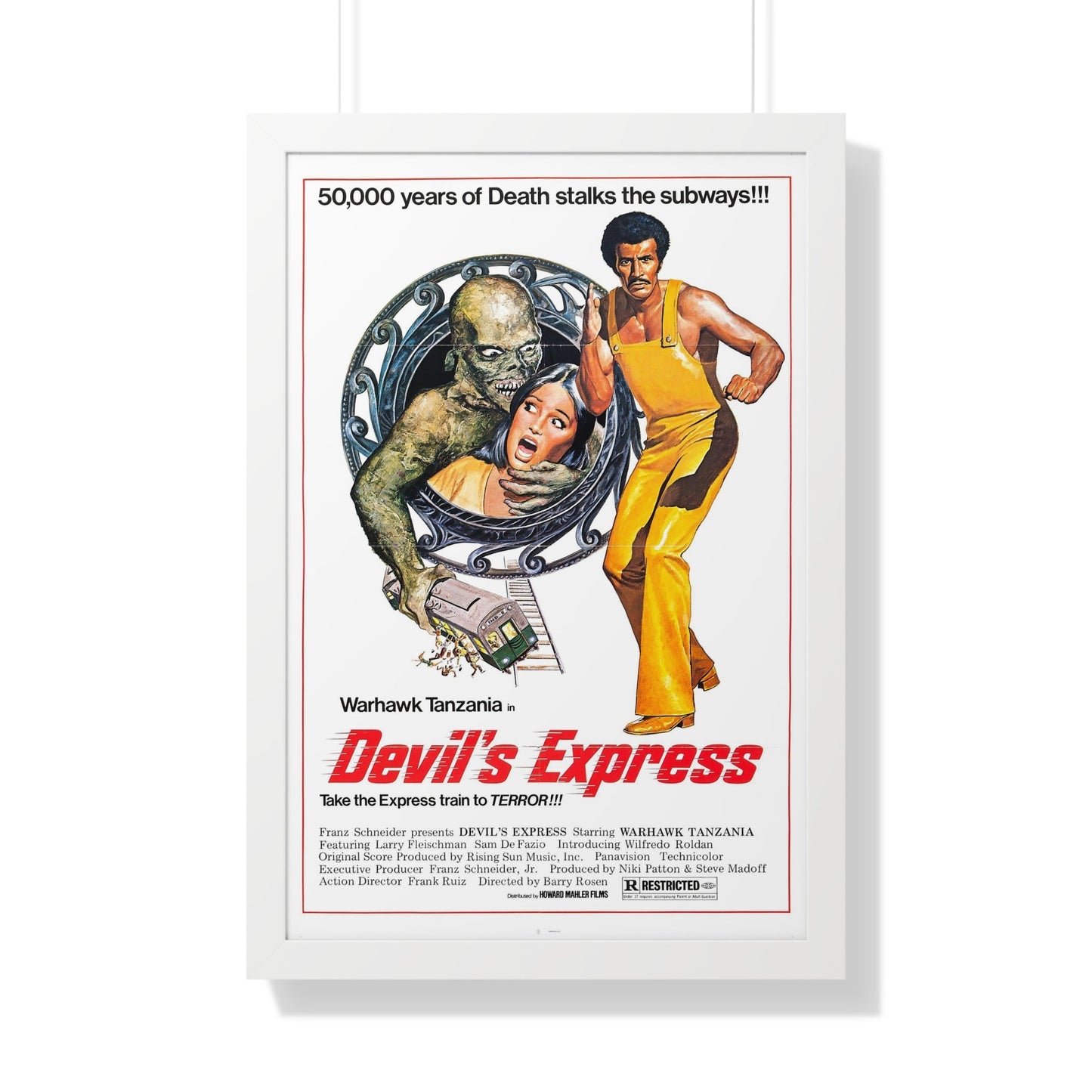 THE DEVIL'S EXPRESS 1976 - Framed Movie Poster-20" x 30"-The Sticker Space