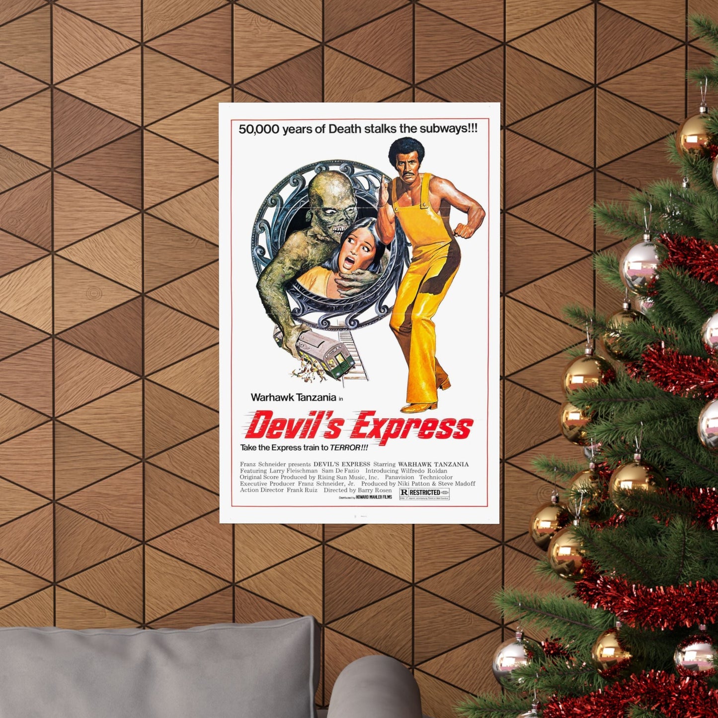 THE DEVIL'S EXPRESS 1976 - Paper Movie Poster-The Sticker Space