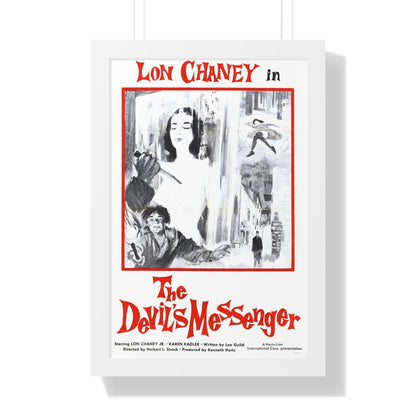 THE DEVIL'S MESSENGER 1961 - Framed Movie Poster-16″ x 24″-The Sticker Space