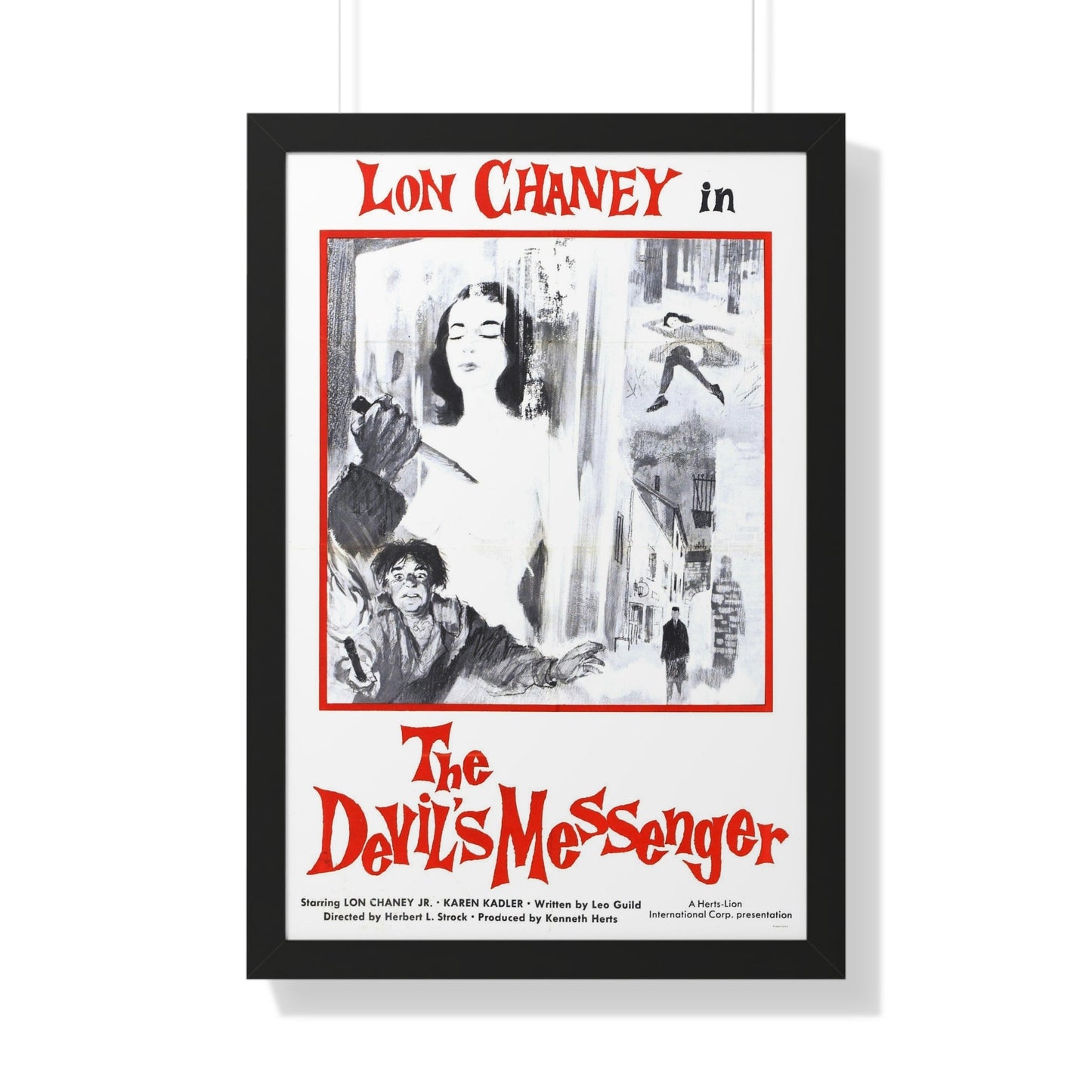 THE DEVIL'S MESSENGER 1961 - Framed Movie Poster-20" x 30"-The Sticker Space