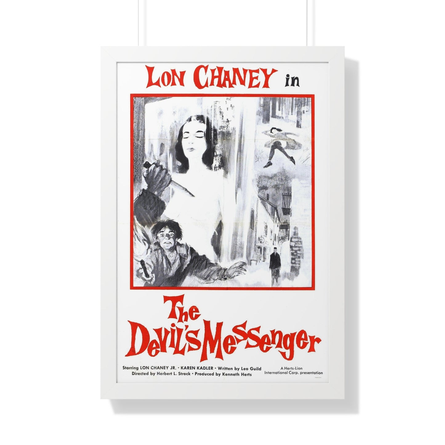 THE DEVIL'S MESSENGER 1961 - Framed Movie Poster-20" x 30"-The Sticker Space