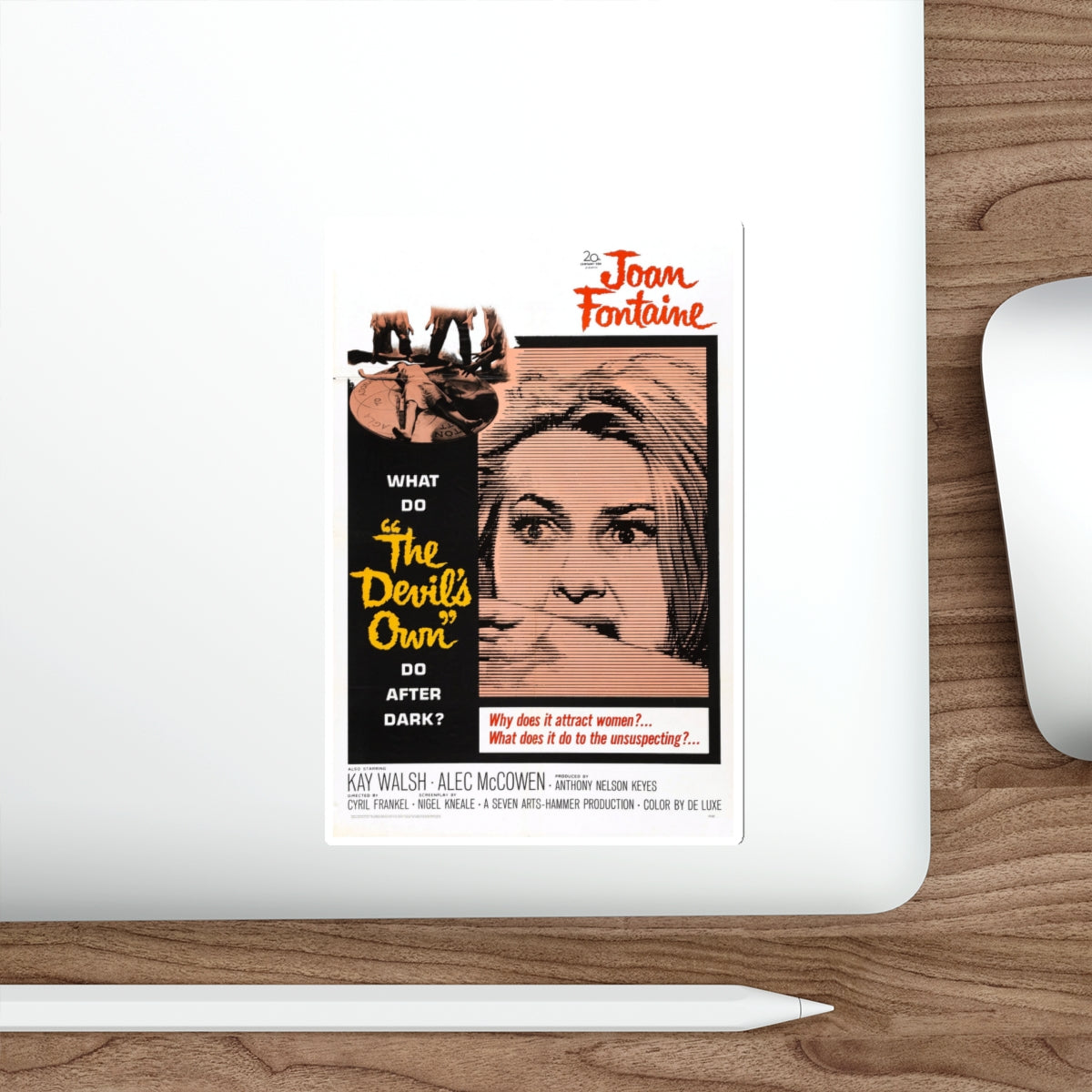 THE DEVIL'S OWN 1966 Movie Poster STICKER Vinyl Die-Cut Decal-The Sticker Space