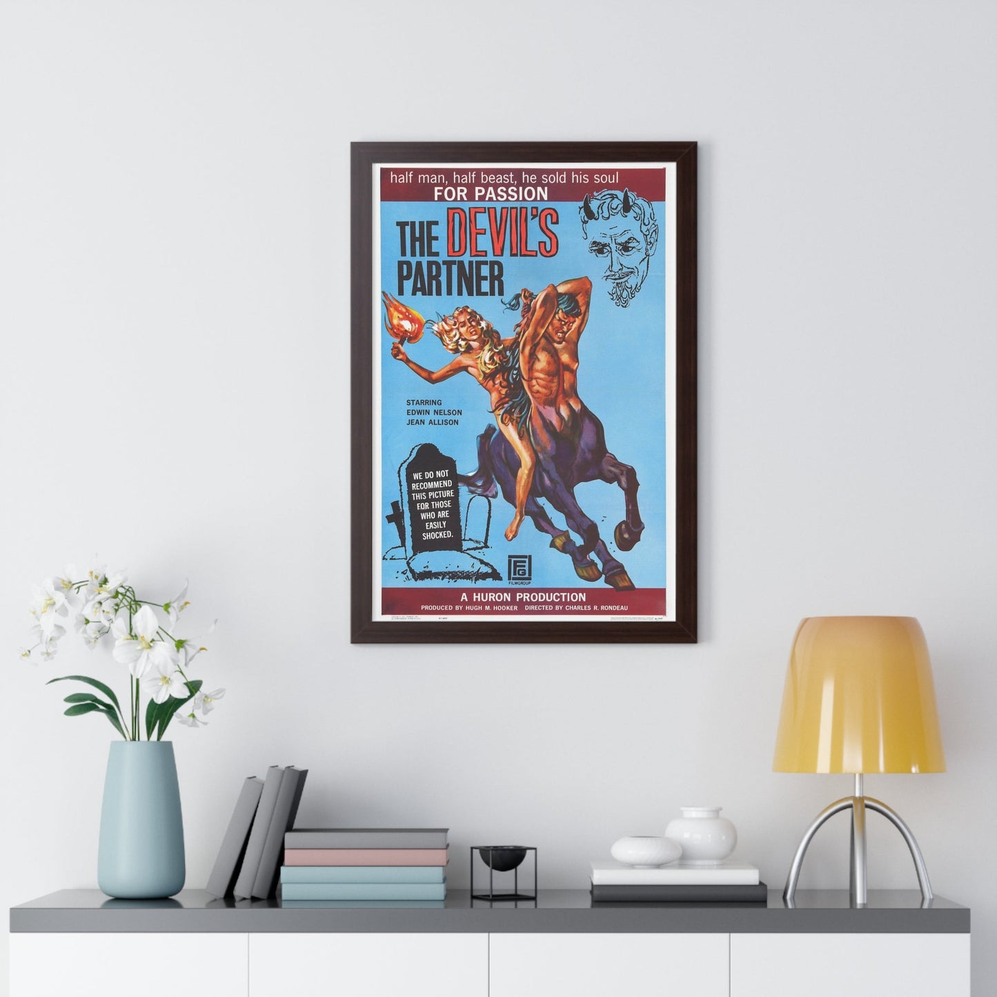 THE DEVIL'S PARTNER 1960 - Framed Movie Poster-The Sticker Space