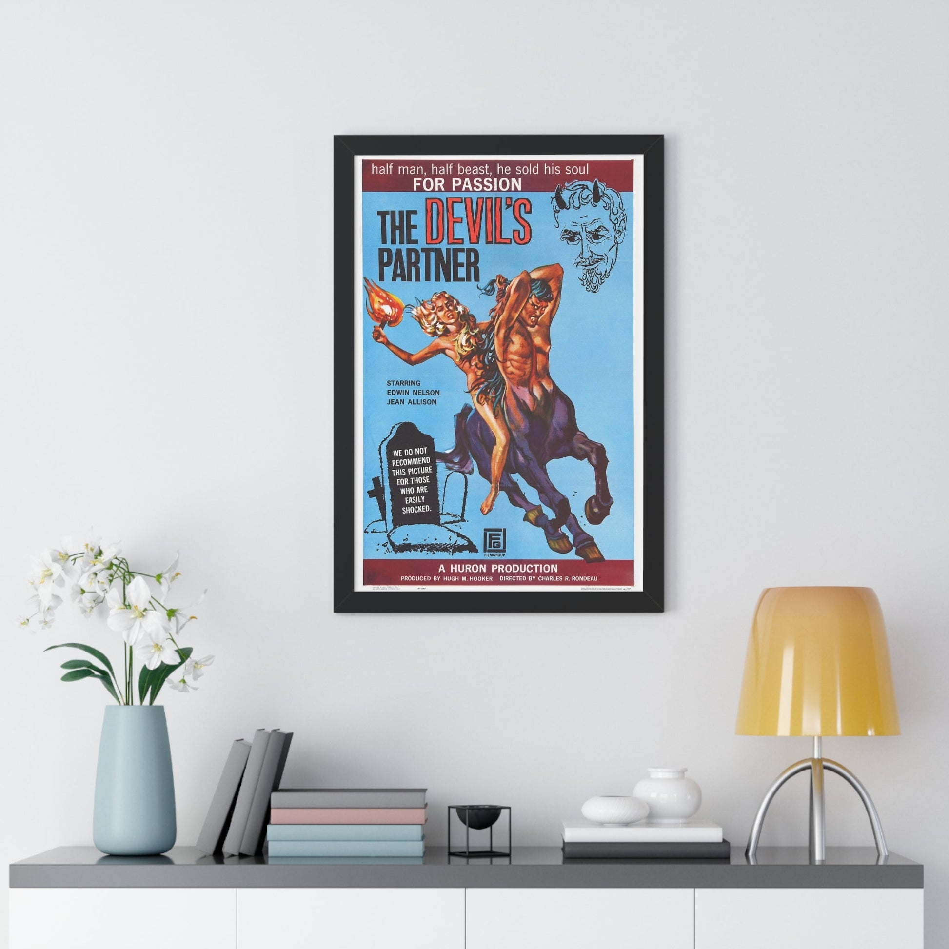 THE DEVIL'S PARTNER 1960 - Framed Movie Poster-The Sticker Space