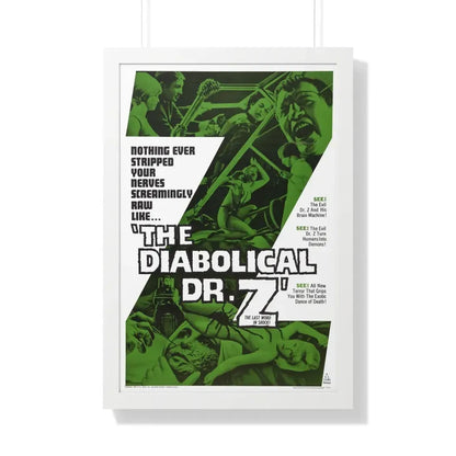 THE DIABOLICAL DR. Z 1966 - Framed Movie Poster 20" x 30" White - The Sticker Space