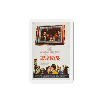 The Diary of Anne Frank 1959 Movie Poster Refrigerator Magnet 3 Inch - The Sticker Space