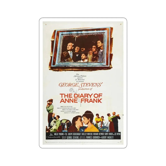 The Diary of Anne Frank 1959 Movie Poster STICKER Vinyl Die-Cut Decal 6 Inch - The Sticker Space