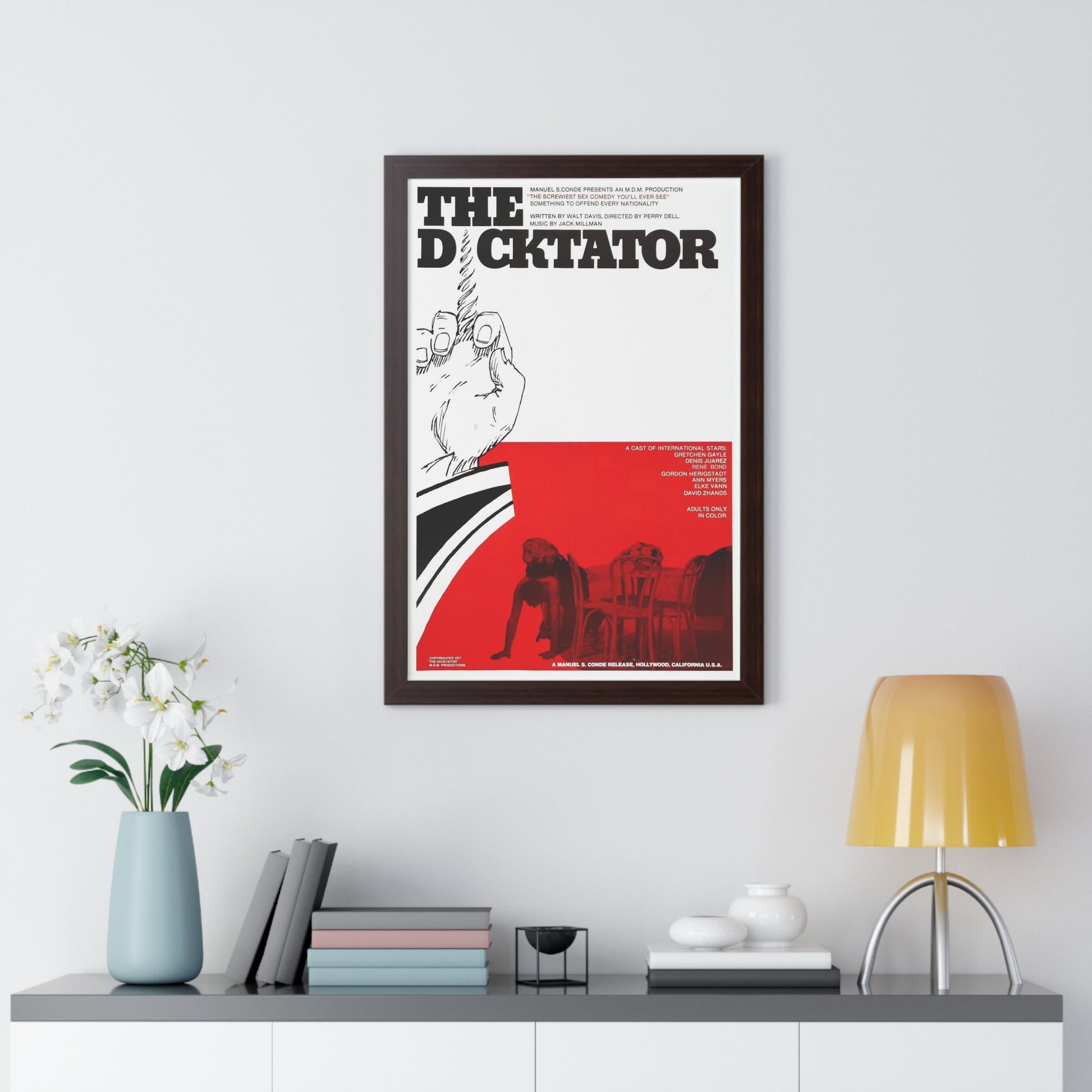 THE DICKTATOR 1974 - Framed Movie Poster-The Sticker Space