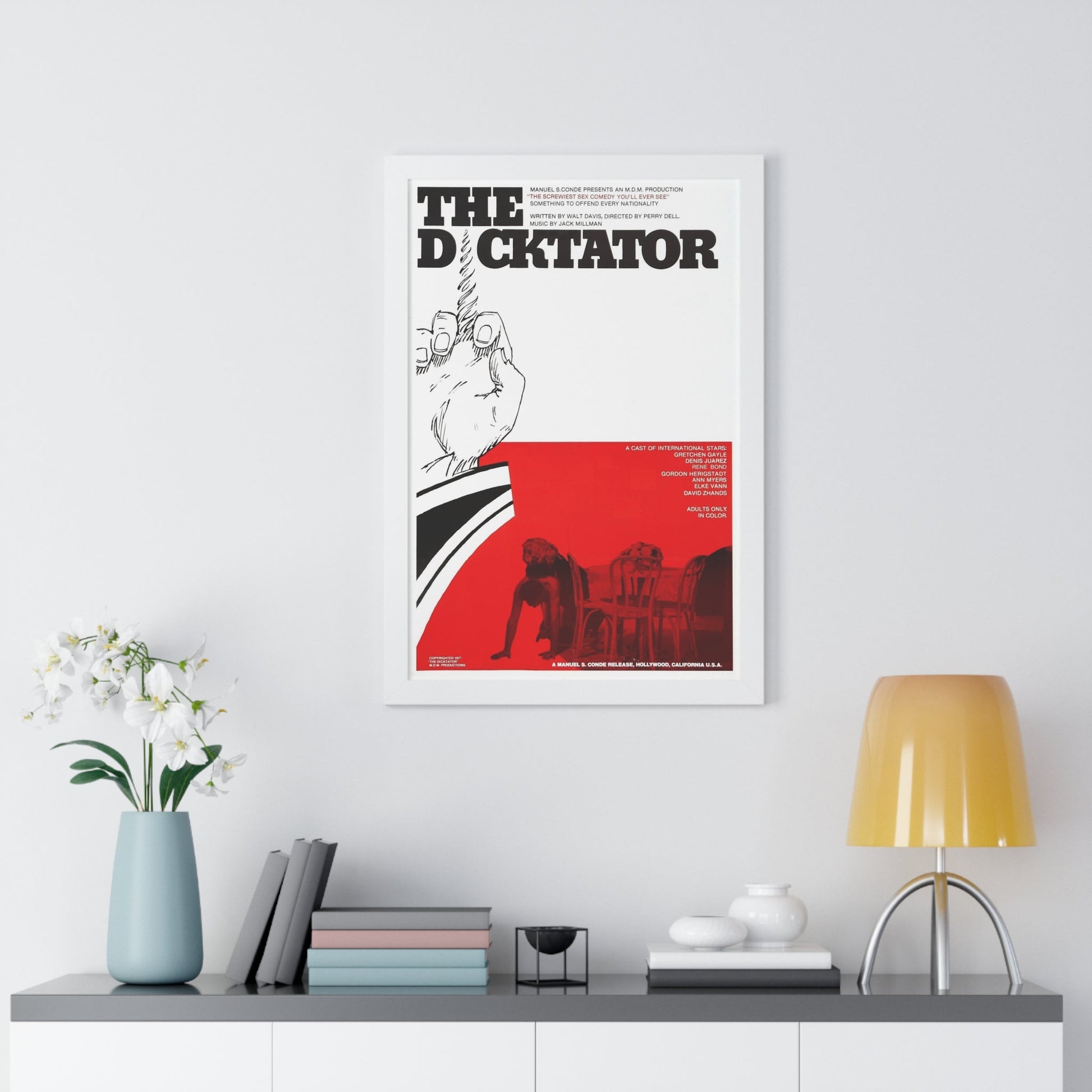 THE DICKTATOR 1974 - Framed Movie Poster-The Sticker Space