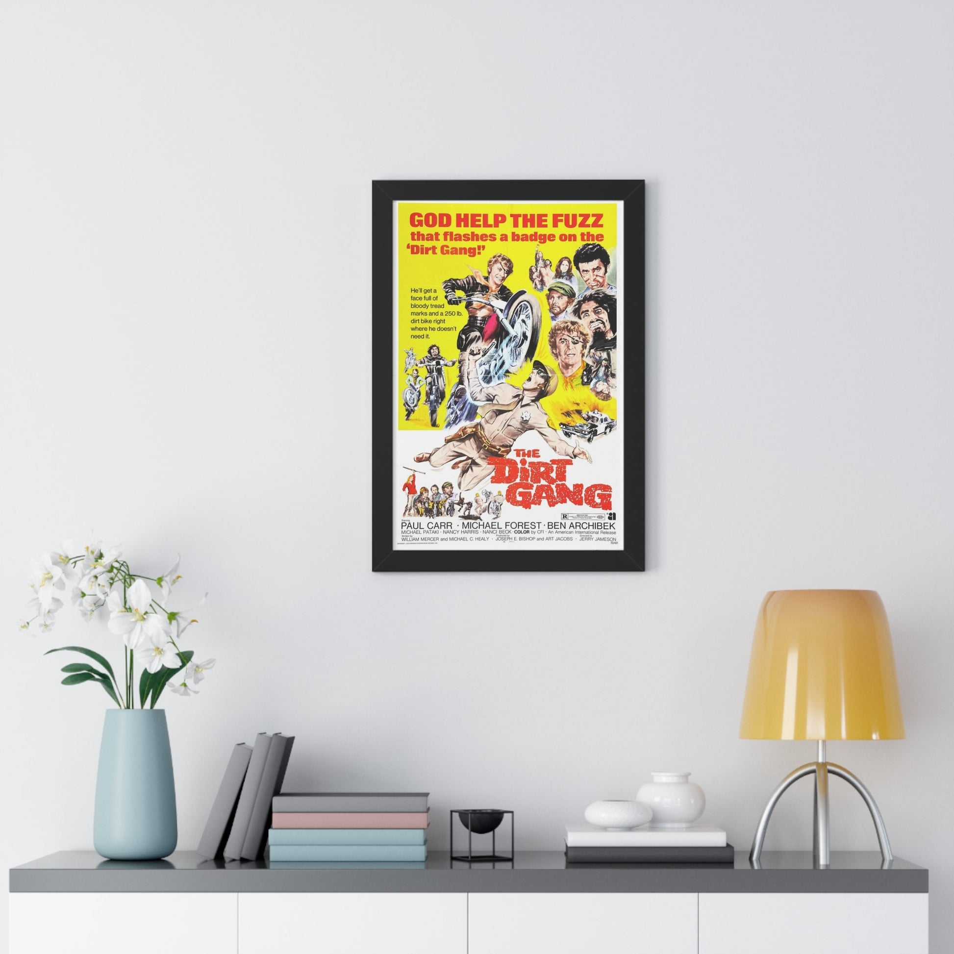 THE DIRT GANG 1972 - Framed Movie Poster-The Sticker Space