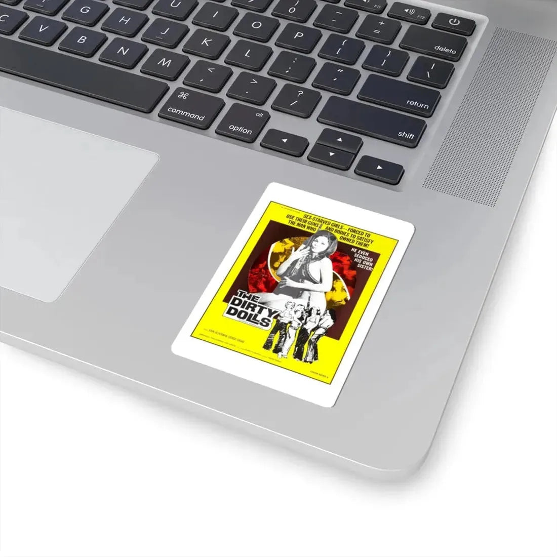 THE DIRTY DOLLS 1973 Movie Poster - STICKER Vinyl Kiss-Cut Decal - The Sticker Space