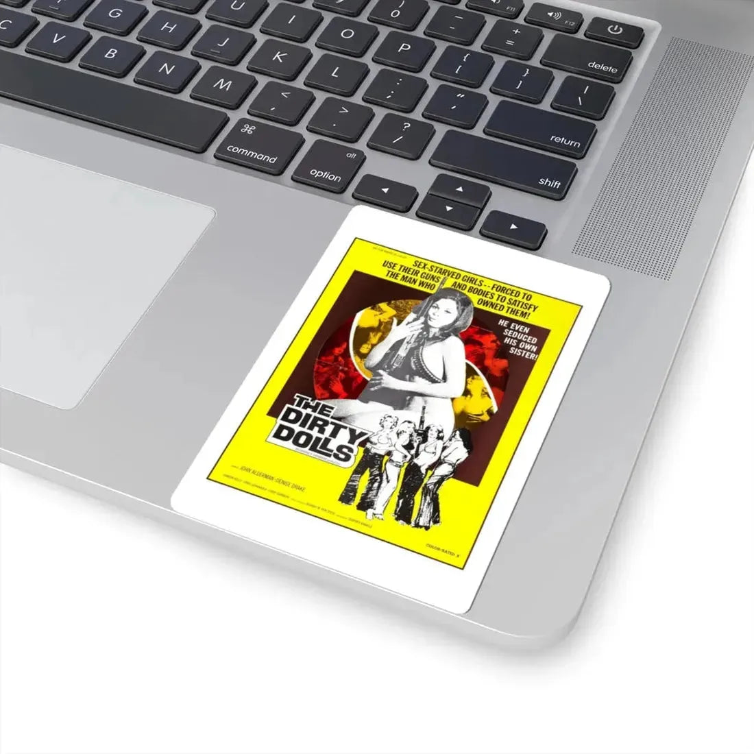 THE DIRTY DOLLS 1973 Movie Poster - STICKER Vinyl Kiss-Cut Decal - The Sticker Space