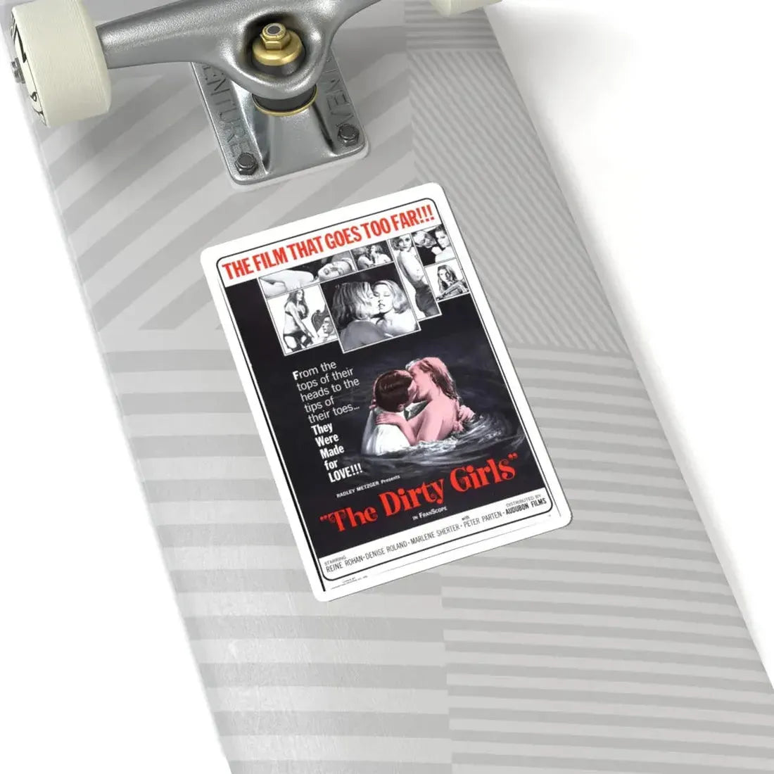 THE DIRTY GIRLS 1965 Movie Poster - STICKER Vinyl Kiss-Cut Decal - The Sticker Space