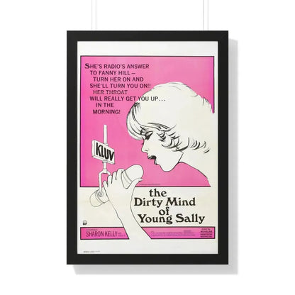 THE DIRTY MIND OF YOUNG SALLY 1973 - Framed Movie Poster 20" x 30" Black - The Sticker Space