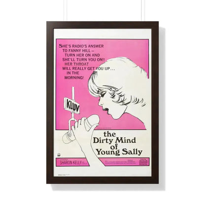 THE DIRTY MIND OF YOUNG SALLY 1973 - Framed Movie Poster 20" x 30" Walnut - The Sticker Space