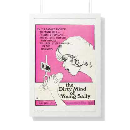 THE DIRTY MIND OF YOUNG SALLY 1973 - Framed Movie Poster 20" x 30" White - The Sticker Space