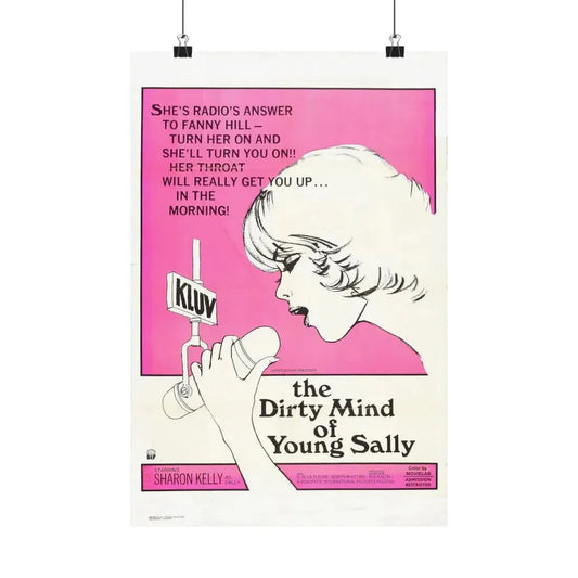 THE DIRTY MIND OF YOUNG SALLY 1973 - Paper Movie Poster 12″ x 18″ Matte - The Sticker Space