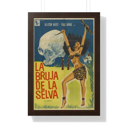 THE DISEMBODIED 1957 - Framed Movie Poster 16″ x 24″ Walnut - The Sticker Space