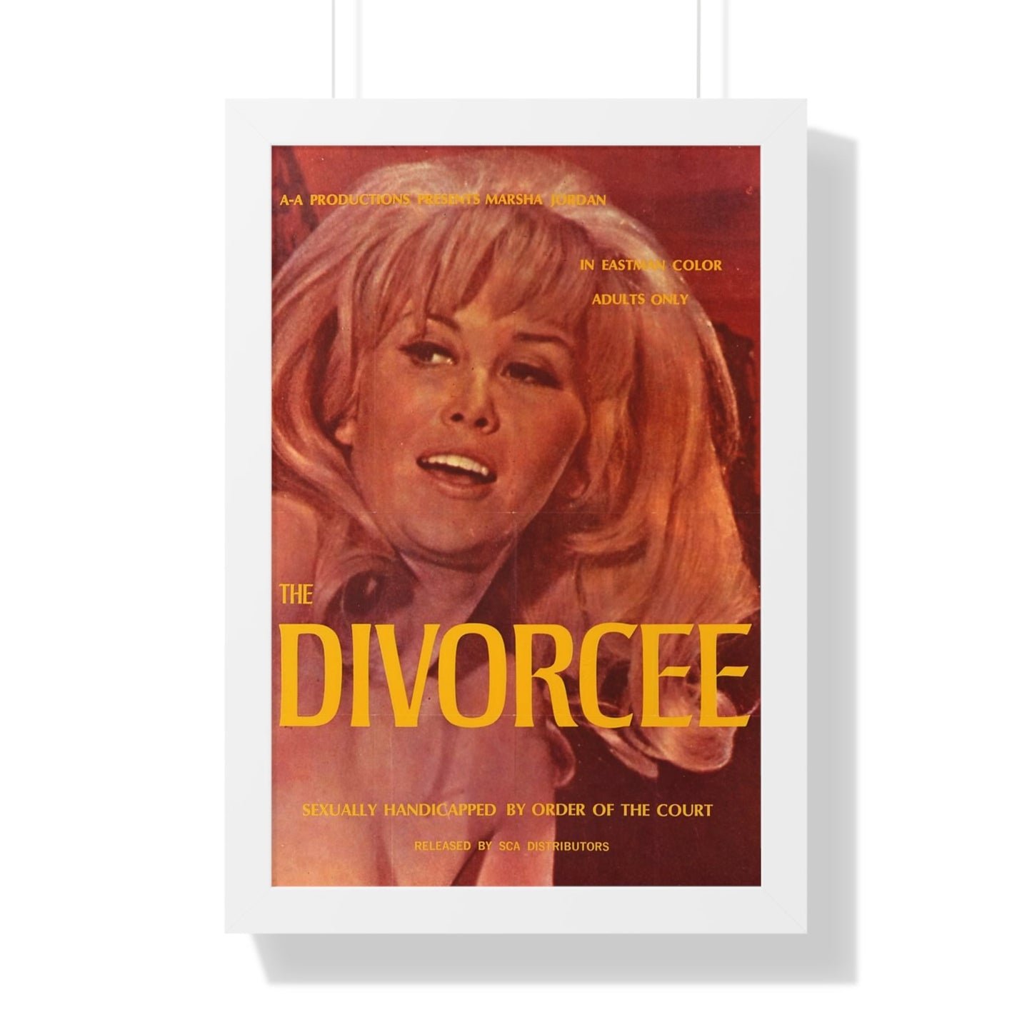 THE DIVORCEE 1930 - Framed Movie Poster-16″ x 24″-The Sticker Space