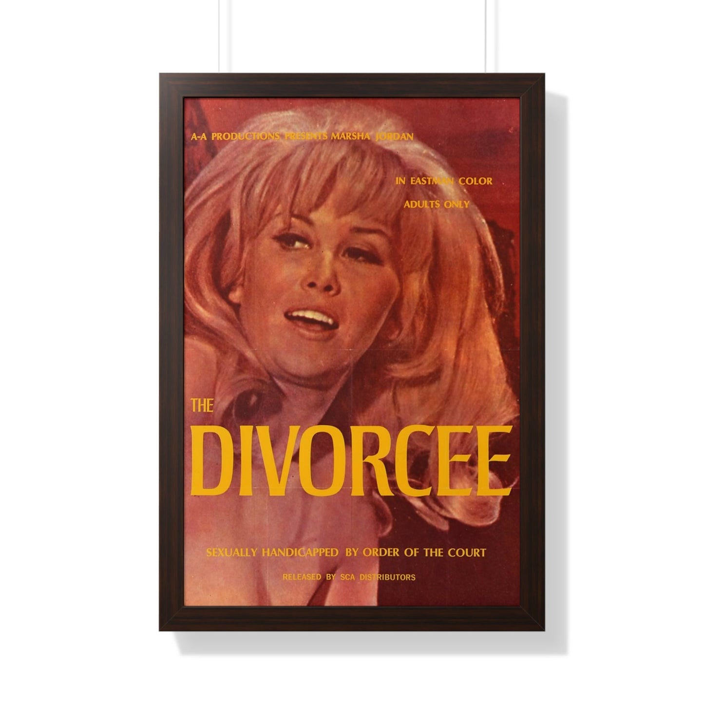 THE DIVORCEE 1930 - Framed Movie Poster-20" x 30"-The Sticker Space