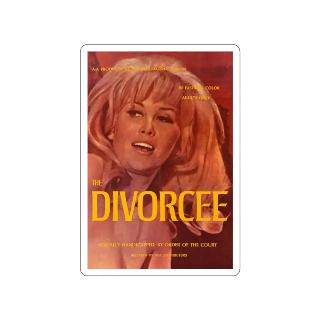 THE DIVORCEE 1930 Movie Poster STICKER Vinyl Die-Cut Decal 2 Inch - The Sticker Space