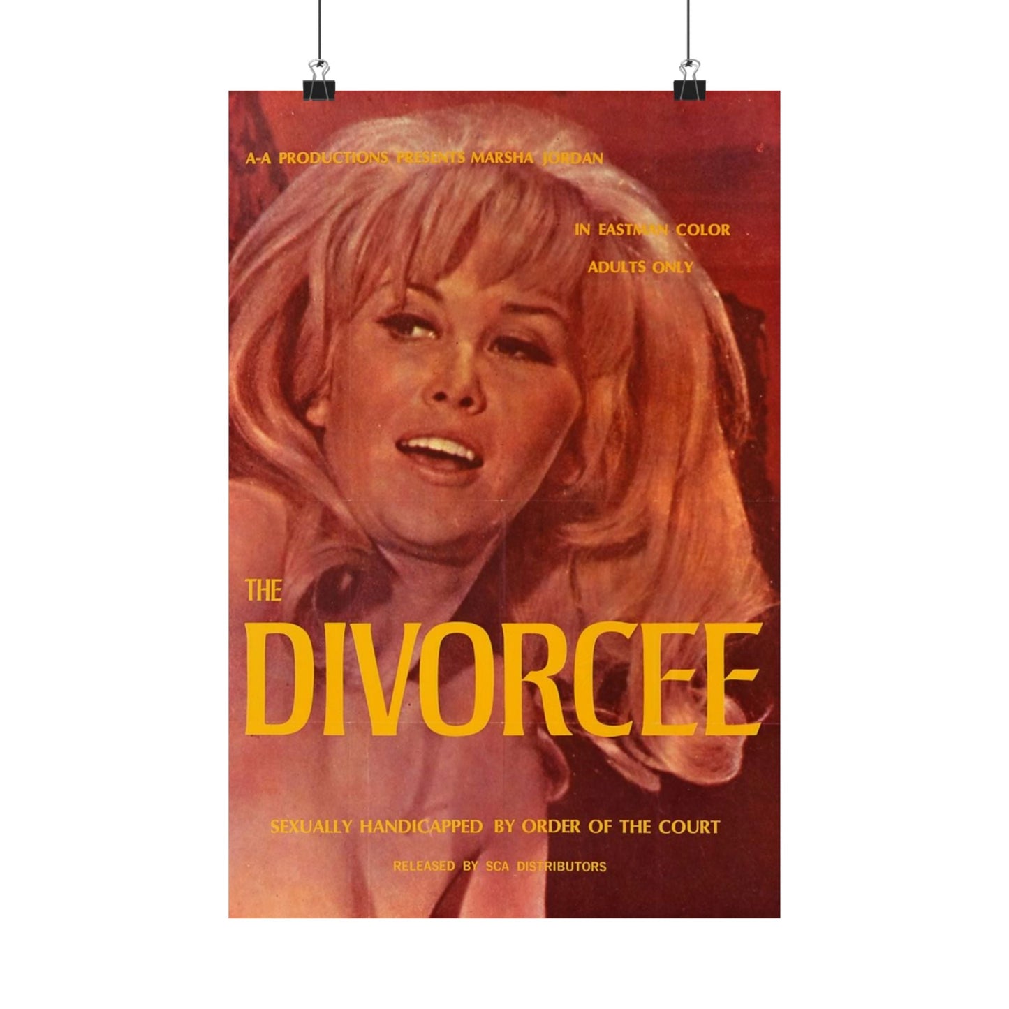 THE DIVORCEE 1930 - Paper Movie Poster-12″ x 18″-The Sticker Space