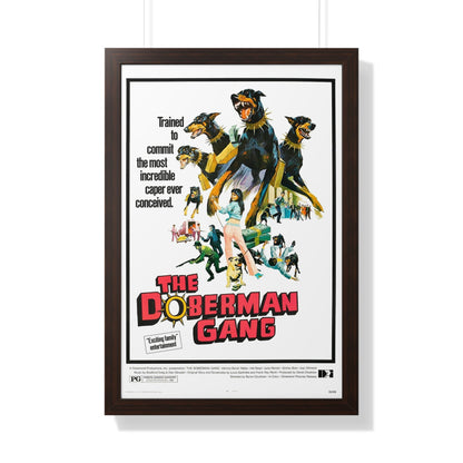 THE DOBERMAN GANG 1972 - Framed Movie Poster-20" x 30"-The Sticker Space