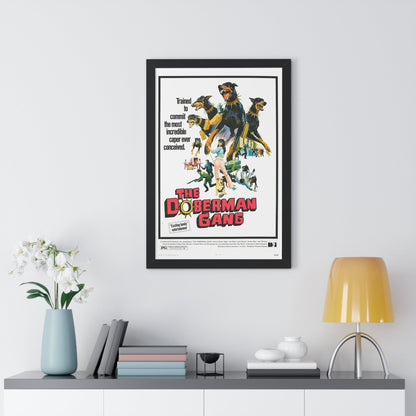 THE DOBERMAN GANG 1972 - Framed Movie Poster-The Sticker Space