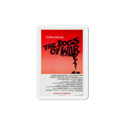 The Dogs of War 1981 Movie Poster Die-Cut Magnet-4" x 4"-The Sticker Space