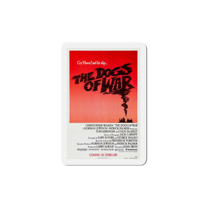 The Dogs of War 1981 Movie Poster Die-Cut Magnet-5" x 5"-The Sticker Space