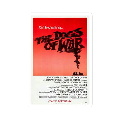 The Dogs of War 1981 Movie Poster STICKER Vinyl Die-Cut Decal 3 Inch - The Sticker Space