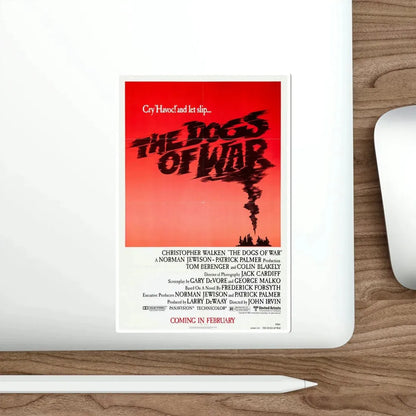The Dogs of War 1981 Movie Poster STICKER Vinyl Die-Cut Decal - The Sticker Space