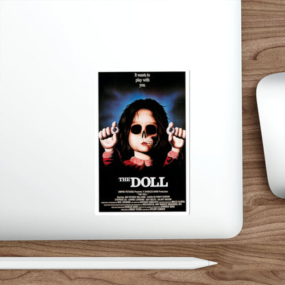 THE DOLL (DOLLS) 1986 Movie Poster STICKER Vinyl Die-Cut Decal-The Sticker Space