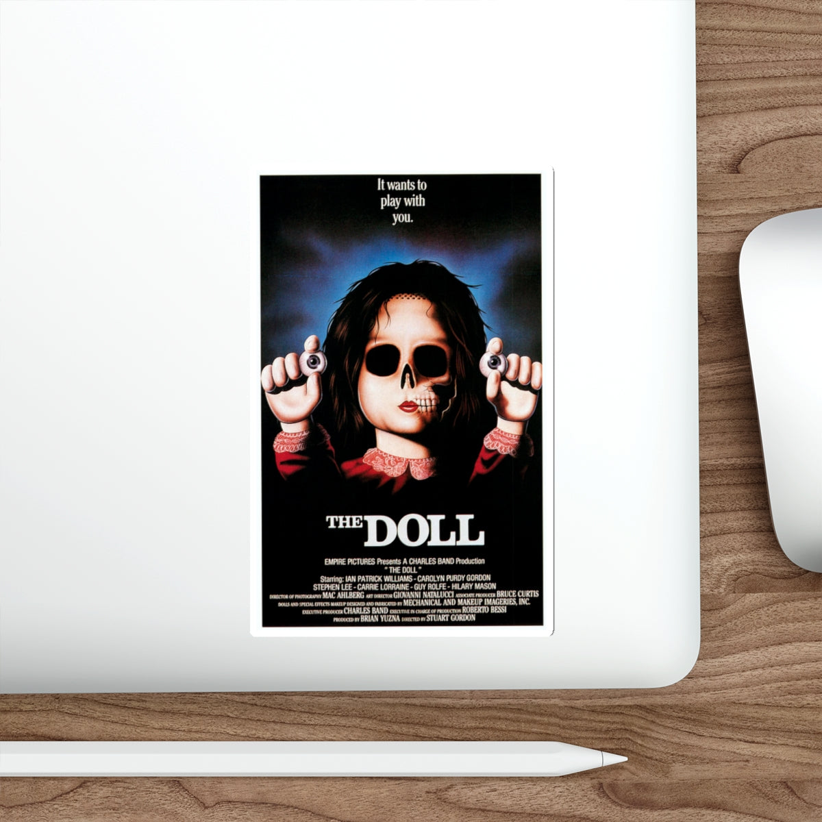 THE DOLL (DOLLS) 1986 Movie Poster STICKER Vinyl Die-Cut Decal-The Sticker Space