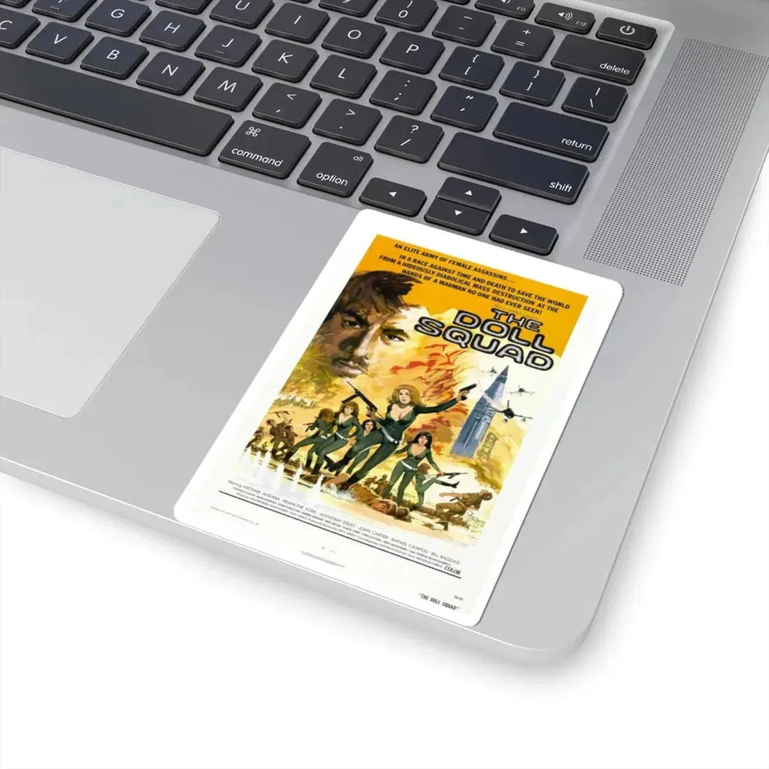 THE DOLL SQUAD 1973 Movie Poster - STICKER Vinyl Kiss-Cut Decal - The Sticker Space